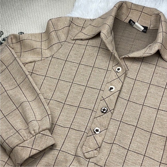 Vintage custom crop top blouse Size 8 - Picture 7 of 10